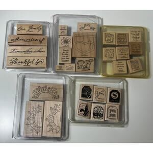 29 Stampin’ Up Stamps Sets Tags World Pocket Fun Quick & Cute Phrase